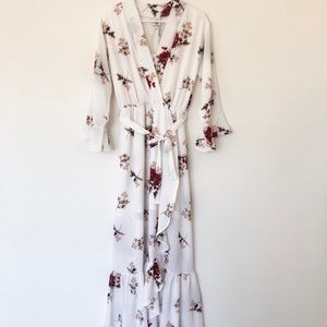 Ivory Floral Dress